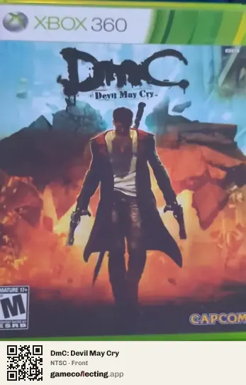 DmC: Devil May Cry Xbox 360, NTSC box front