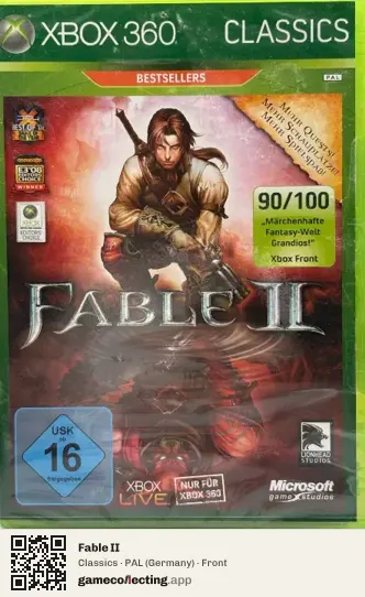 Fable II Xbox 360, Germany box front