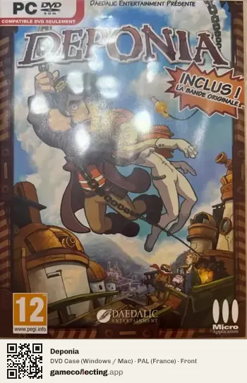 Deponia Computer, France box front