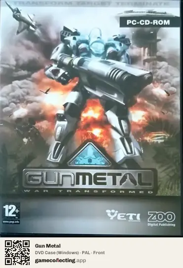 Gun Metal Computer, PAL box front