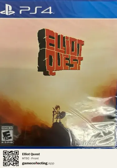 Elliot Quest PlayStation 4, NTSC box front