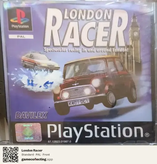 London Racer PlayStation, PAL box front