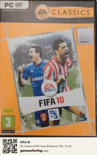 FIFA 10 Computer, PAL box front