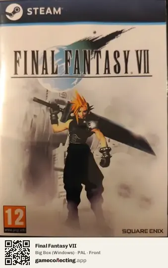 Final Fantasy VII Computer, PAL box front