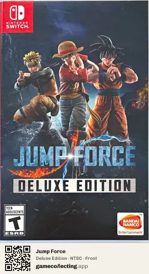 Jump Force Nintendo Switch, NTSC box front
