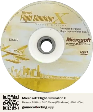 Microsoft Flight Simulator X Computer, PAL disc