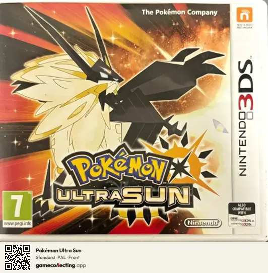 Pokémon Ultra Sun Nintendo 3DS, PAL box front