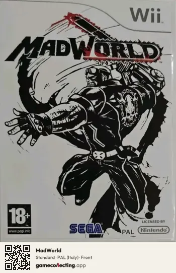 MadWorld Nintendo Wii, Italy box front
