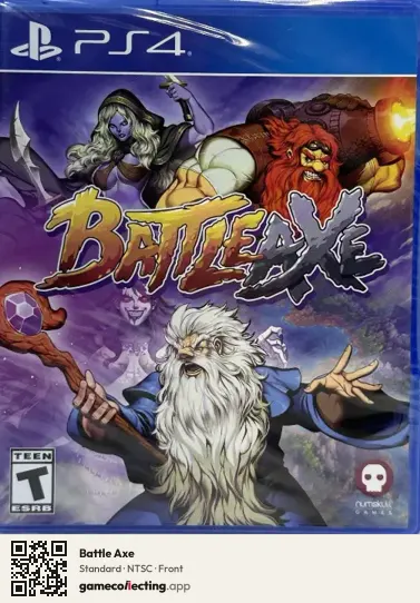 Battle Axe PlayStation 4, NTSC box front