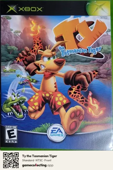 Ty the Tasmanian Tiger Xbox, NTSC box front