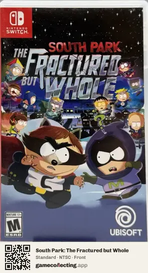 South Park: The Fractured but Whole Nintendo Switch, NTSC box front