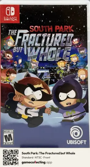 South Park: The Fractured but Whole Nintendo Switch, NTSC box front
