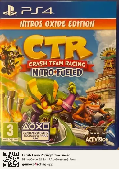 Crash Team Racing Nitro-Fueled PlayStation 4, Germany box front