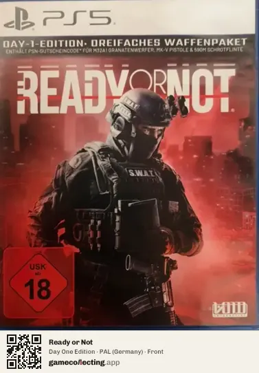 Ready or Not PlayStation 5, Germany box front