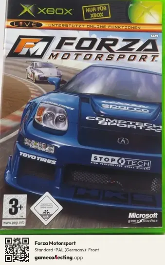 Forza Motorsport Xbox, Germany box front