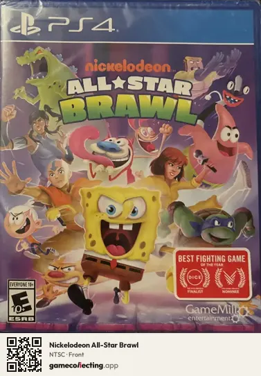 Nickelodeon All-Star Brawl PlayStation 4, NTSC box front