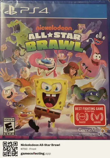Nickelodeon All-Star Brawl PlayStation 4, NTSC box front