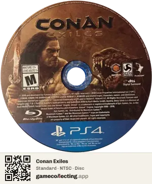 Conan Exiles PlayStation 4, NTSC disc