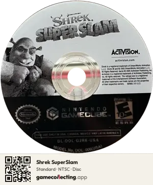 Shrek SuperSlam Nintendo GameCube, NTSC disc