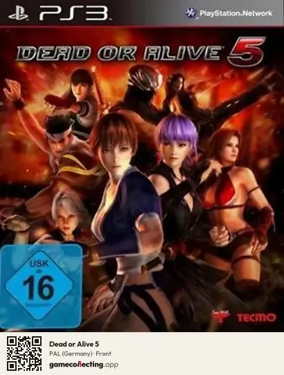 Dead or Alive 5 PlayStation 3, Germany box front