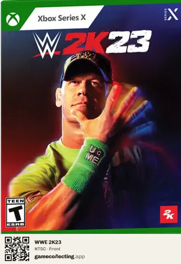 WWE 2K23 Xbox Series X, NTSC box front