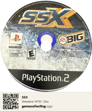 SSX PlayStation 2, NTSC disc