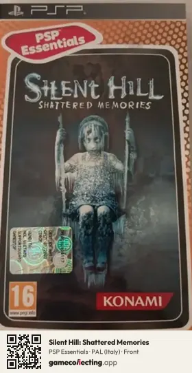 Silent Hill: Shattered Memories PlayStation Portable, Italy box front