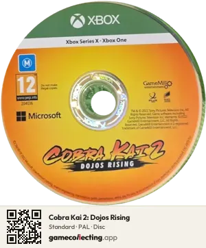 Cobra Kai 2: Dojos Rising Xbox Series X, PAL disc