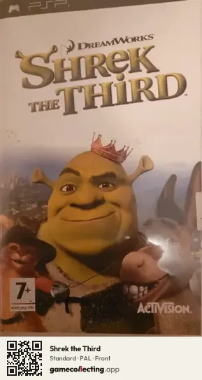 Shrek the Third PlayStation Portable, PAL box front