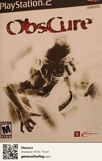 Obscure PlayStation 2, NTSC box front