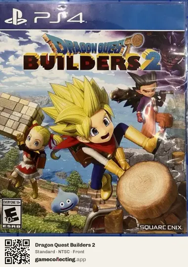 Dragon Quest Builders 2 PlayStation 4, NTSC box front