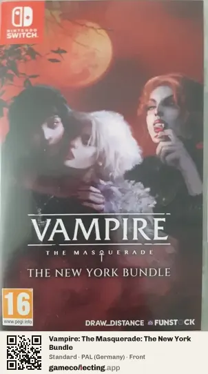 Vampire: The Masquerade: The New York Bundle Nintendo Switch, Germany box front