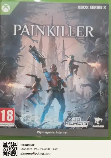 Painkiller Xbox Series X, Poland box front
