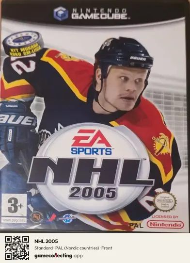 NHL 2005 Nintendo GameCube, Nordic countries box front