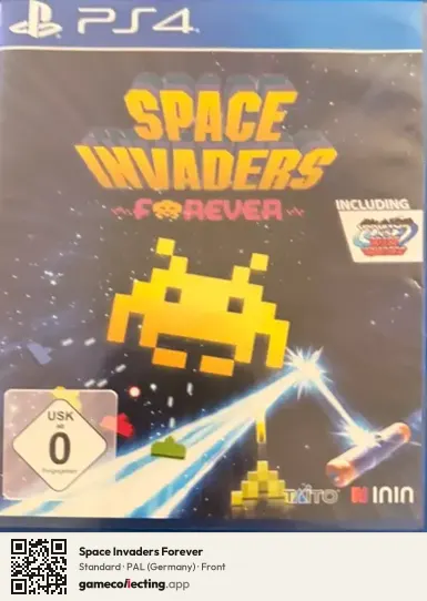 Space Invaders Forever PlayStation 4, Germany box front