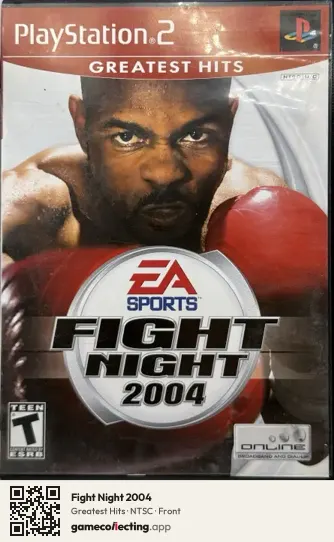 Fight Night 2004 PlayStation 2, NTSC box front