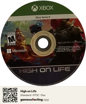 High on Life Xbox Series X, NTSC disc