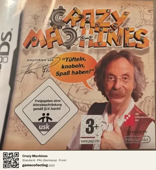 Crazy Machines Nintendo DS, Germany box front