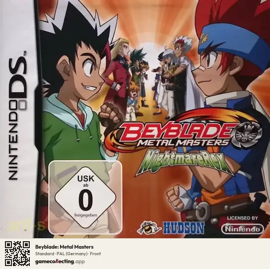 Beyblade: Metal Masters Nintendo DS, Germany box front