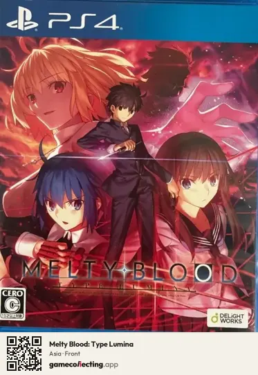 Melty Blood: Type Lumina PlayStation 4, Asia box front