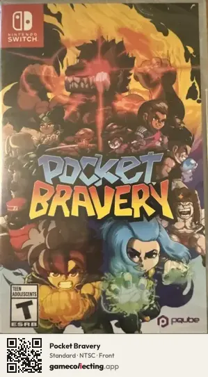 Pocket Bravery Nintendo Switch, NTSC box front
