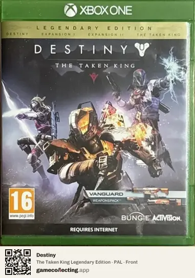 Destiny Xbox One, PAL box front