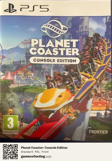 Planet Coaster: Console Edition PlayStation 5, PAL box front