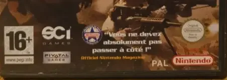 Conflict: Desert Storm II: Back to Baghdad, the PEGI square on its front