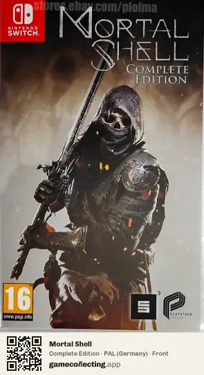 Mortal Shell Nintendo Switch, Germany box front