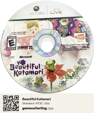 Beautiful Katamari Xbox 360, NTSC disc