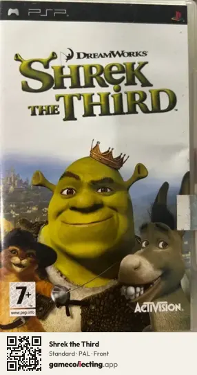 Shrek the Third PlayStation Portable, PAL box front