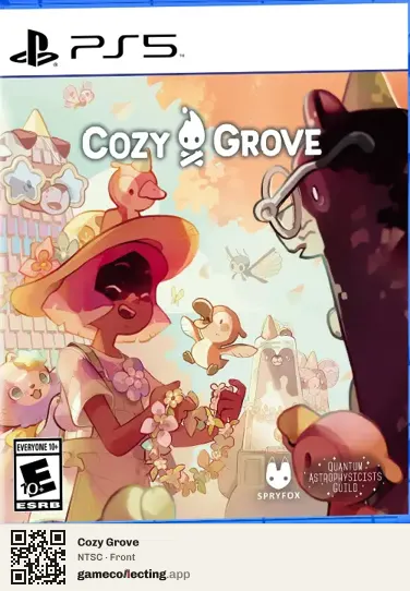 Cozy Grove PlayStation 5, NTSC box front