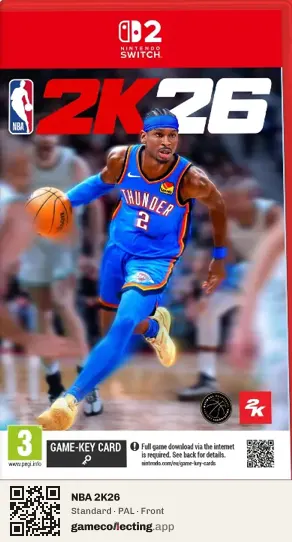 NBA 2K26 Nintendo Switch 2, PAL box front