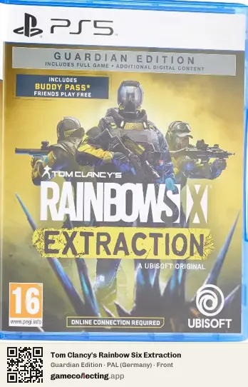 Tom Clancy's Rainbow Six Extraction PlayStation 5, Germany box front